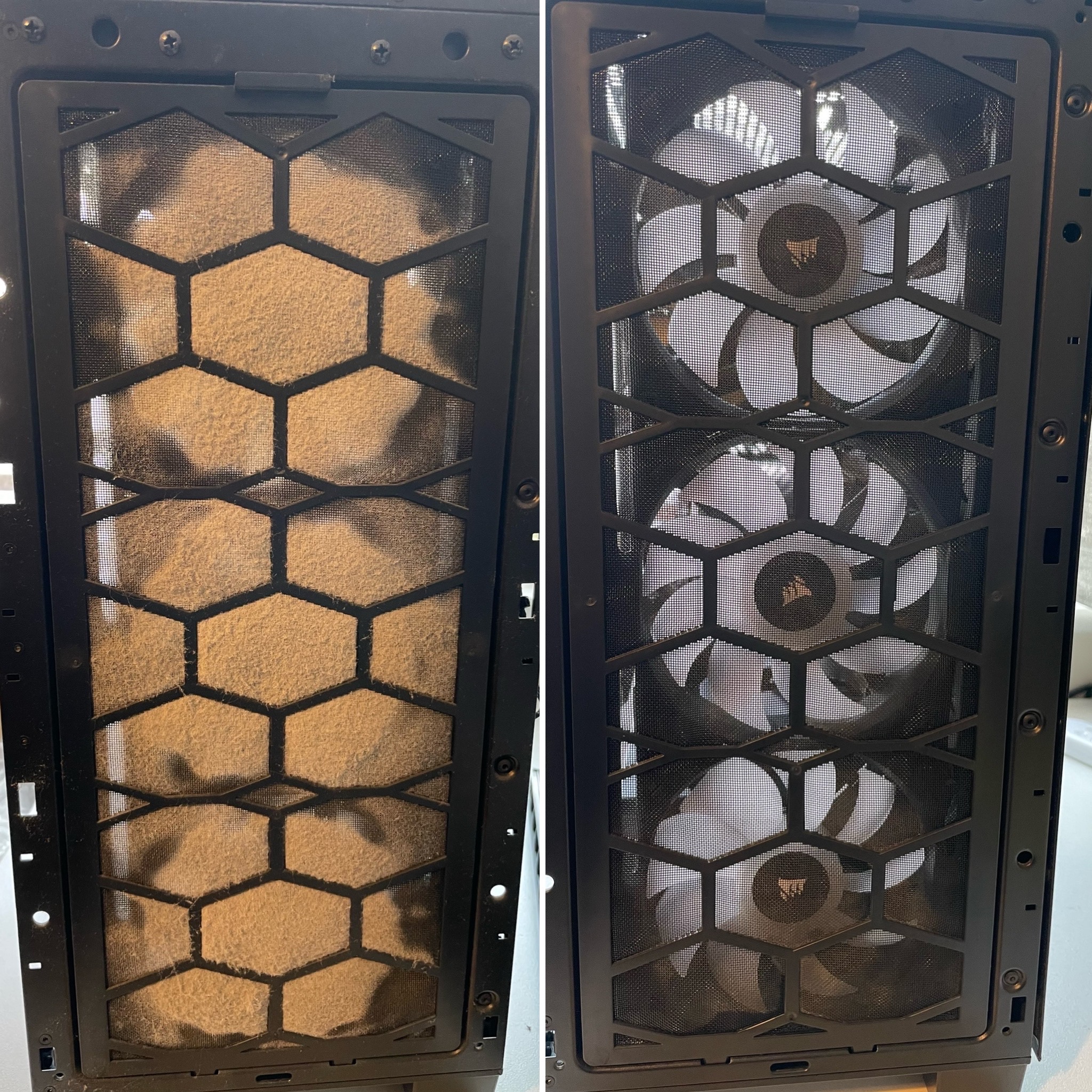 Desktop PC Cleaning Before & After